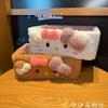 Кавайная двухцветная мультяшная плюшевая милая корзина для хранения игрушек кукла для подростков настольный органайзер для мелочей и макияжа