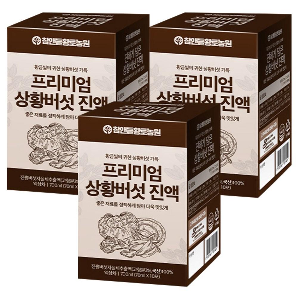 Cham & Deul Hwangto Farm Премиум экстракт гриба Phellinus linteus 30 пакетиков 2.1 л 1 шт.