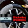 Tire Blackening and Brightening Kit, Tire Polishing Paste, Multifunctional Plastic Refurbishing Paste, Suitable for Tires, Interior, Etc.
