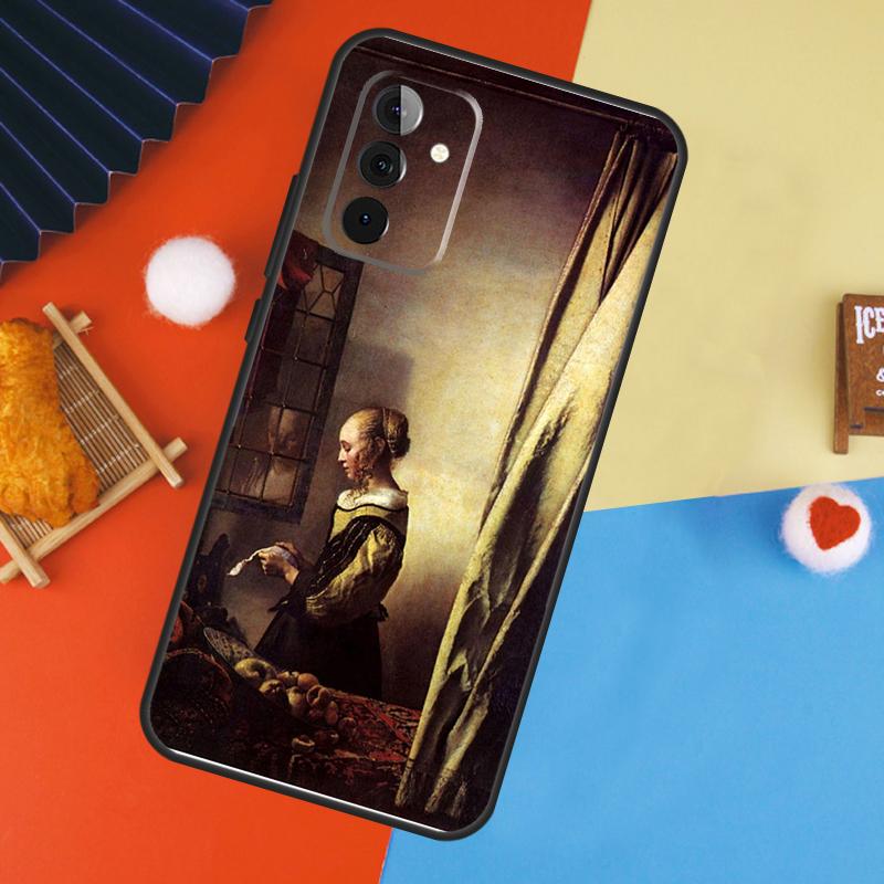 Иоганнес Вермеер Чехол Для Samsung Galaxy A54 A34 A14 A55 A35 A33 A53 A13 A23 A17 A06 A16 A56 A36 A52 A32 A15