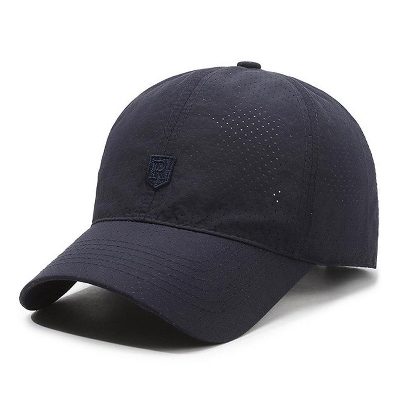 New summer quick-drying baseball cap light and breathable visor cap men's and women's mesh visor cap cap