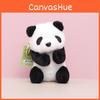 Panda China Plush Toy Cartoon Keychain Bag Decoration Animal Pendant Doll Gift
