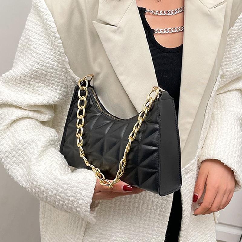 Retro Alligator Pattern Female Small Handbags and Purse Armpit Shoulder Bags High Quality PU Leather Ladies Clutch Totes Bag