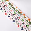 Biodegradable Flamingo Print Disposable Paper Straws - Individually Packaged for Milk Tea