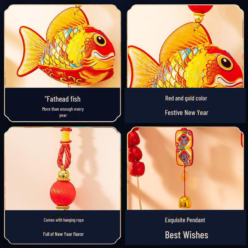 Подвеска к празднику весны 2025 года - год Змеи - колокольчик ветра бога богатства Фу для новогоднего украшения гостиной.