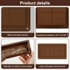 Chocolates Bar Molds Large Silicone Chocolates Bar Molds Reusable Snap Bars Making Set Non-stick Break Apart Candy Bar Molds