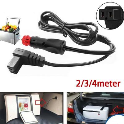 2/3/4M автомобильный кабель прикуривателя 18AWG автомобильный кабель питания холодильника охладитель 12-24V автомобильный холодильник обогреватель удлинительные кабели