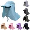 Outdoor Sport Hiking Visor Hats UV Protection Face Neck Cover Fishing Sun Protcet Practical Cap