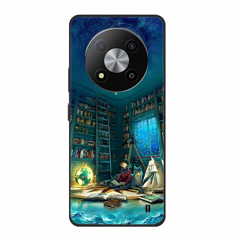 Phone Case For ZTE Blade A73 5G Back Cover Case Black Silicone Shockpoof Soft Funda For ZTE Blade A73 5G Case A 73 6.52" Coque