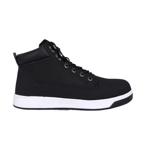 Dunlop Mens Nebraska Coated Leather Steel Toe Cap Flat Safety Boots