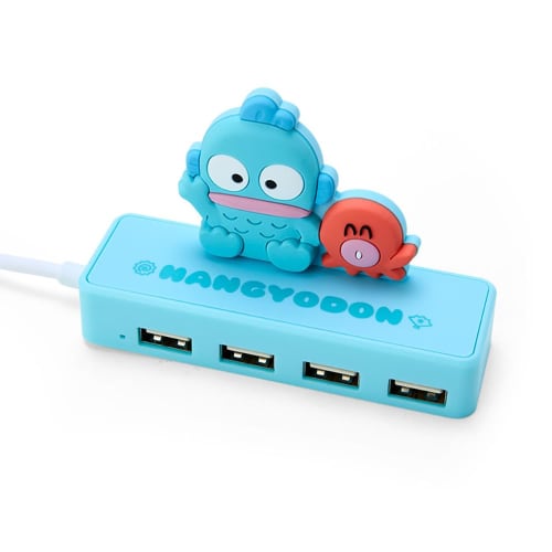 Sanrio (САНРИО) Sanrio Slim USB Hub Hangyodon Half Fish HANGYODON 6 x 9,5 x 3 см Персонаж 327514 SANRIO