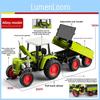 Классическая модель фермерского трактора с инерционным приводом для детей и коллекционеров