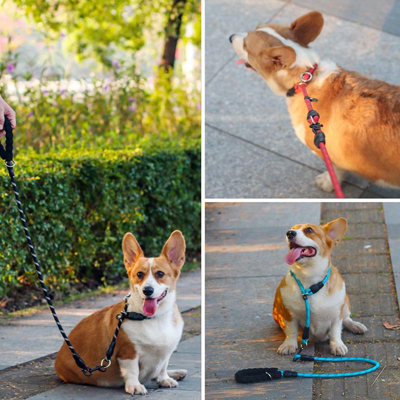 Benepaw Dog Slip Collar No Pull Reflective Martingale Sliding Stopper Pet Choke Collar For Training Small Medium Large Dogs