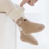 Cute Bear Baby Socks Winter Thicken Warm Baby Boys Girls Middle Tube Socks Toddler Kids Socks