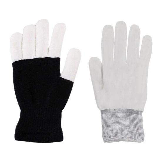 Светодиодные перчатки для рейва 7 цветов, светящиеся перчатки на пальцы для детей, подростков, взрослых, светящиеся перчатки для шоу, вечеринок, Хэллоуина