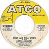 7inch Record CROSS COUNTRY - Rock And Roll Music 456932 Atco Records 1974 US Rock Used