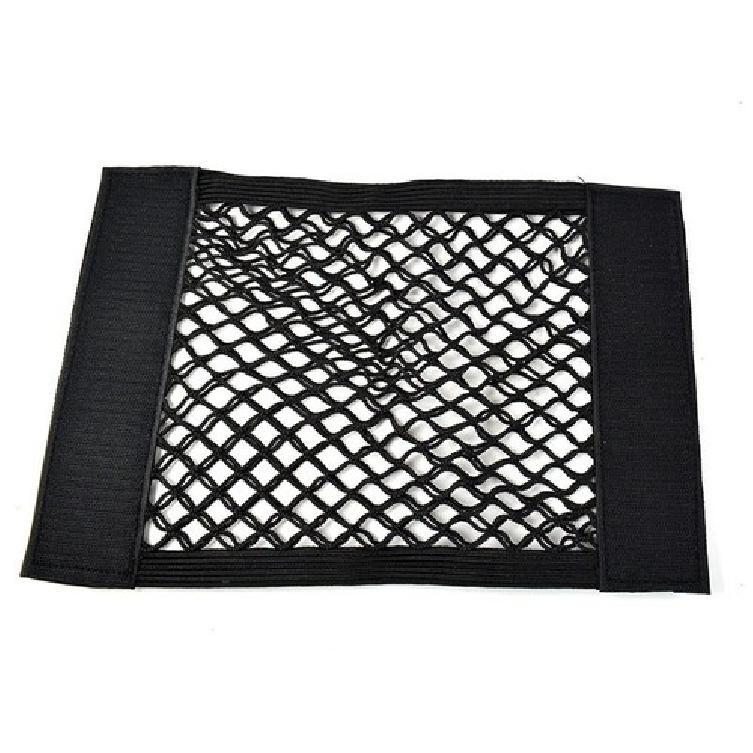 Car Auto Back Rear Trunk Seat Elastic String Net Mesh Storage Bag Pouch Black