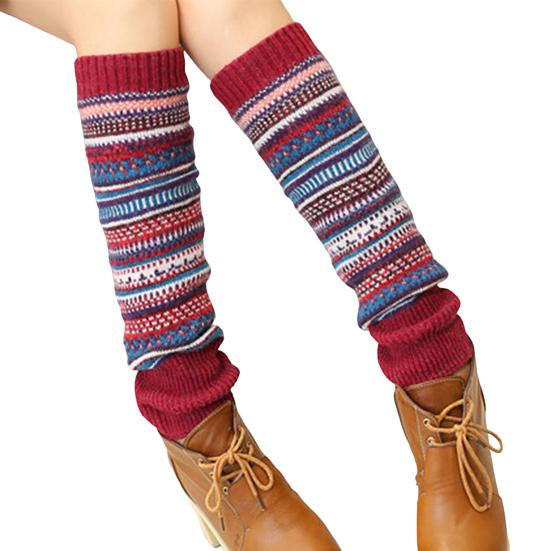 Leg Protectors Knitted Coldproof Washable Fall Winter Female Leg Warmers Daily Wear
