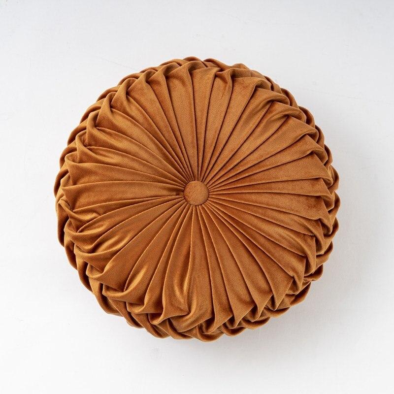 Бархатная подушка с тыквой Морса, креативные диванные подушки, напольная наволочка, сплошной цвет, роскошные домашние подушки для отеля