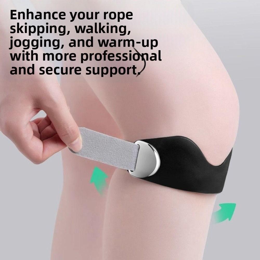 Silicone Patella Tendon Knee Straps Fixed Protection Knee Sports Support Band Running Hiking