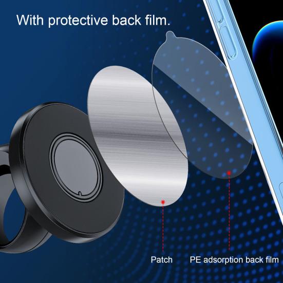 Автомобильный держатель для телефона, магнитный, с вращением на 360 градусов, универсальный автомобильный воздуховод