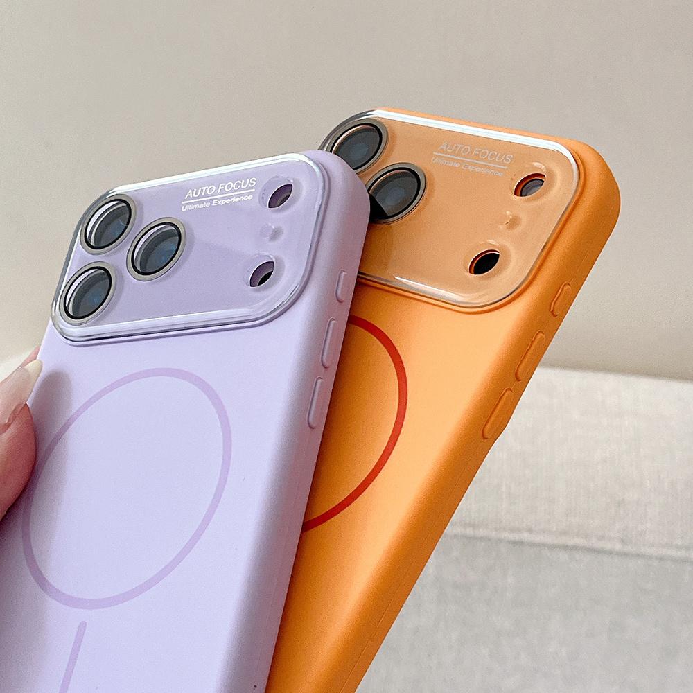 Продвинутый чехол из жидкого силикона для IPhone Air 17 16 15 14 Pro Max с поддержкой Magsafe, магнитной зарядки, защитным покрытием для стеклянной линзы