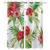 Тропики, художественные тропические леса, цветы, растения, оконные шторы для гостиной, декоративные предметы, полиэстер для гостиной, товары для дома