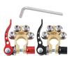 1 Pair Toolless Quick Disconnect Battery Main Cable Post Terminal Shut-off Connectors 12v 6v 24v Boat Race Car UTV Tractor