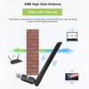 USB-адаптер Wi-Fi Bluetooth 5.0 со скоростью 600 Мбит/с и двухдиапазонная Wi-Fi-антенна 2,4G 5 ГГц Карта 802.11ac USB-приемник Ethernet Беспроводная сеть для компьютера