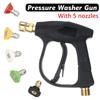 High Pressure Power Washer Gun Water Jet 3000 PSI Car Clean With 5 Types Nozzles