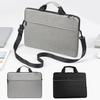 Тонкая сумка для ноутбука с ручкой, застежкой-молнией, ударопрочная, вместительная, двухслойная, для хранения ноутбука