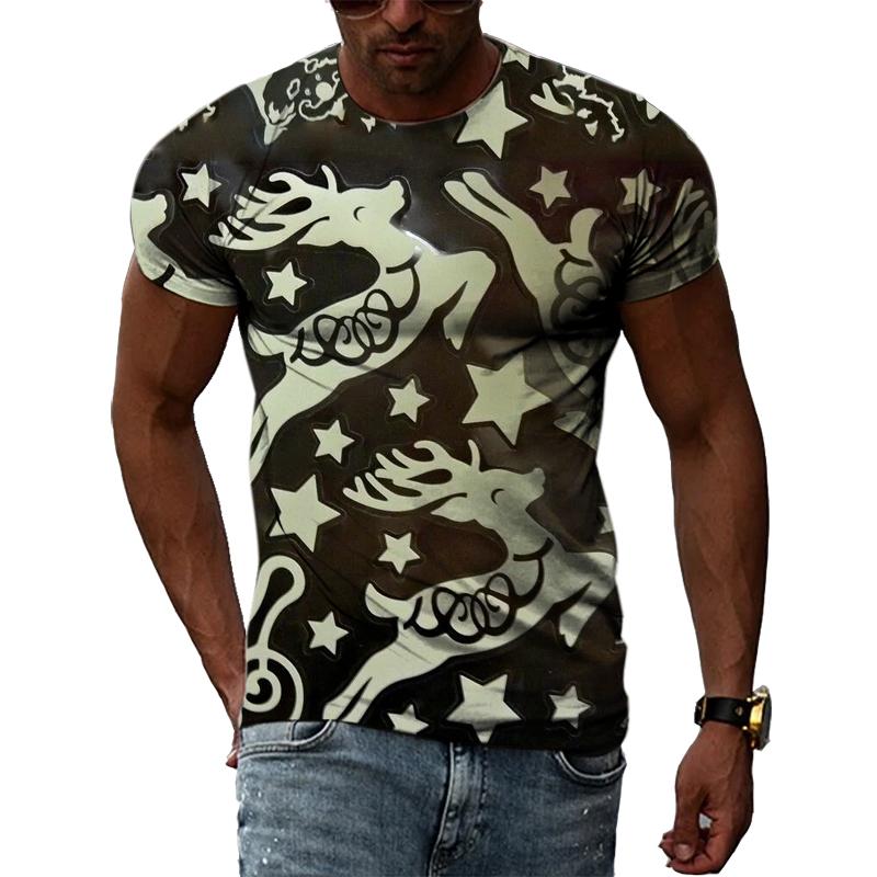 Christmas Atmosphere Original Pattern 3D Printed T-Shirt Christmas Eve New Year Clothing Comfortable Versatile High Quality Top