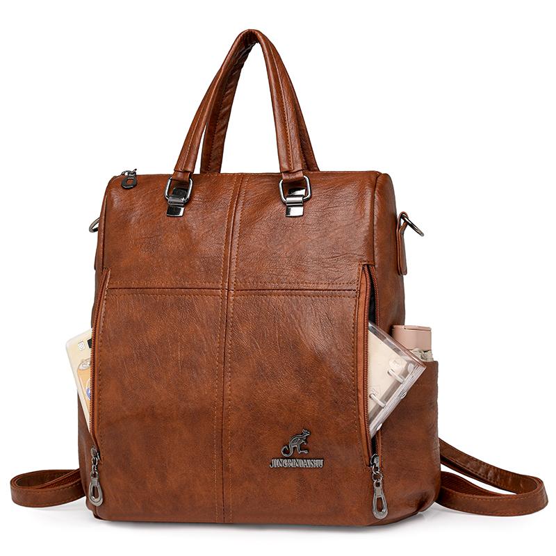 Женская многофункциональная сумка-рюкзак большой вместимости