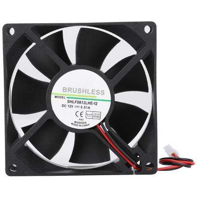 SHLF0812LHE 12 DC12V 0.51A 8CM 2Pin Кулер-вентилятор для охлаждения с большим объемом воздуха
