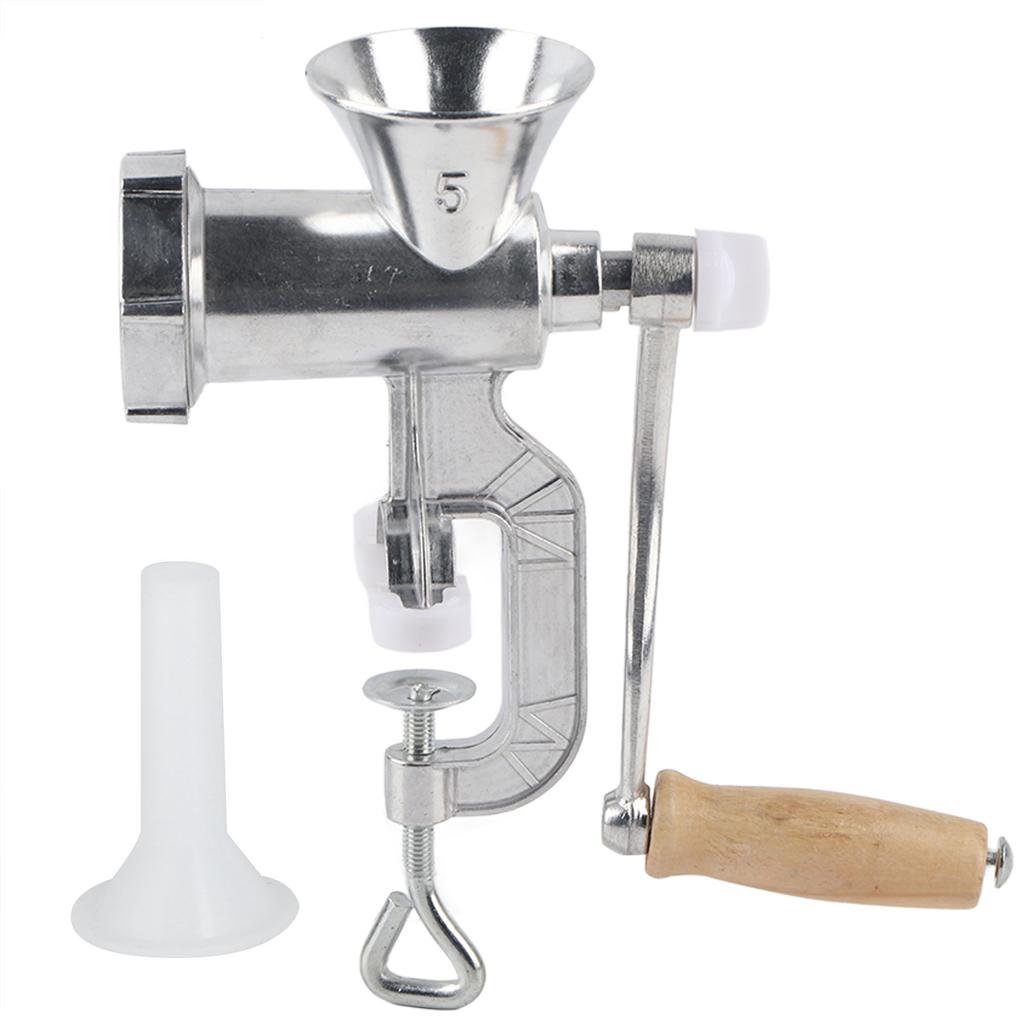 Household Aluminum Alloy Manual Sausage Meat Grinder Pepper Spice Grinding Machine Kitchen Tool