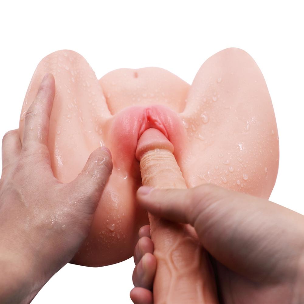 RUNYU Мягкий TPR Мужской Мастурбатор Анальная Вагина Мастурбация Взрослых 3D Силиконовые Реалистичные Вагинальные Секс Куклы для Мужчин