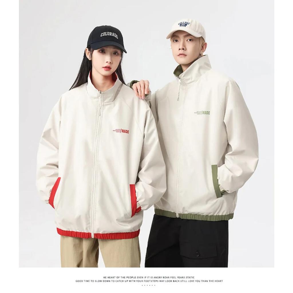 Унисекс Двусторонняя Куртка для Активного Отдыха с Ветрозащитными и Брызгозащитными Свойствами