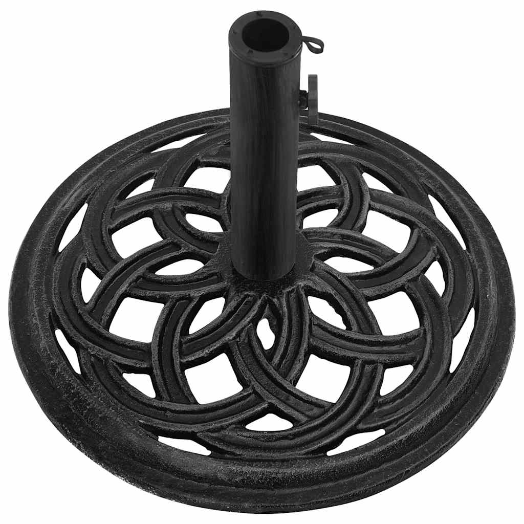 Vidaxl Podstawa Pod Parasol, Czarna, 44X44X31 Cm, Żeliwo