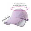 Women's Summer Sun Hat Oversized Wide Brim Open Top Ponytail  Friendly Ideal for Outdoor Sports Full Face UV Protection