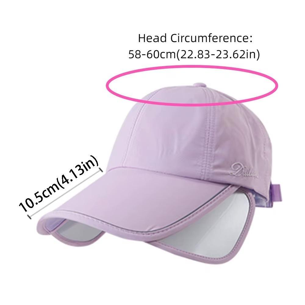 Women's Summer Sun Hat Oversized Wide Brim Open Top Ponytail Friendly Ideal for Outdoor Sports Full Face UV Protection