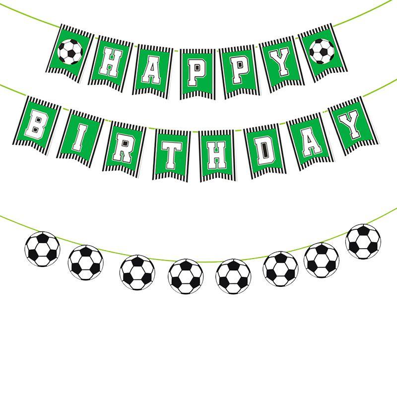 Football Theme Soccer Party Decor Happy Birthday Banner Baby Shower Birthday