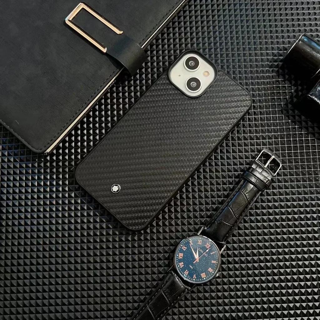 Деловой Ins Высококачественная Кожа Текстура Чехол для Телефона Для IPhone17 16 15 14 13 Pro Max Простой Парный Дизайн Защитная Крышка Защита от Падений