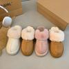 Корейская версия розовых сноубутсов, полуприлегающая женская верхняя одежда 2025 зима новая обувь Мао Мао, на подкладке и утепленные теплые хлопковые ботинки