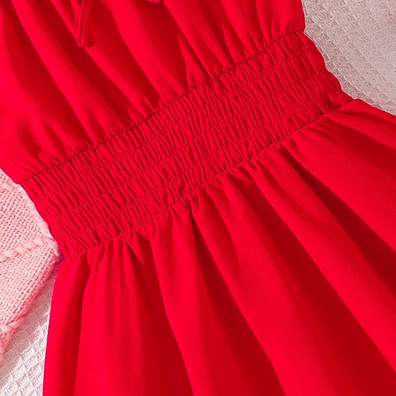 Платья для девочек, детские летние новые платья, платья принцессы для девочек 7-12 лет с рукавами-бутонами