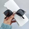 Женские металлические солнцезащитные очки, винтажные солнцезащитные очки в небольшой оправе Uv400, женские очки