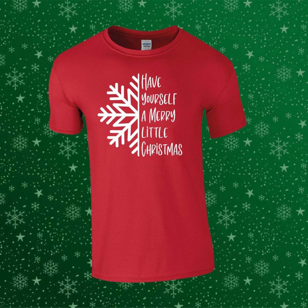 A Merry Little Christmas Xmas Christmas Funny Gift Kids/Adults Top T-shirt