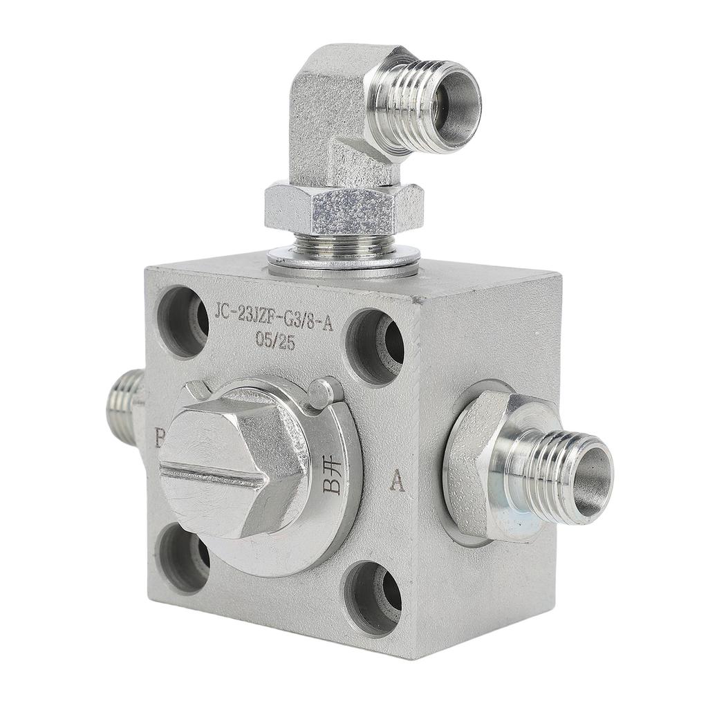 3 Way Diverter Valve Mini Excavator Throttle Spare Replacement Parts with Hydraulic Accessories Screws