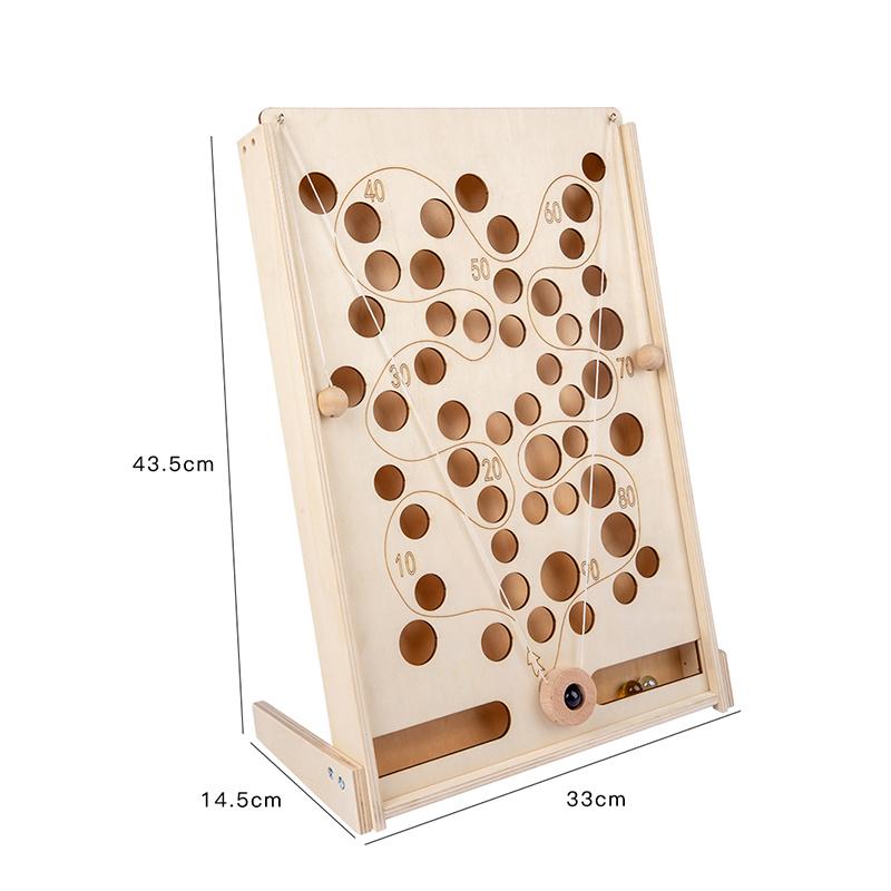 Пиратские шарики Ходьба Веселая игра-лабиринт Детская координация рук и глаз Тренировка баланса Деревянная машина для игры в шарики Детский подарок