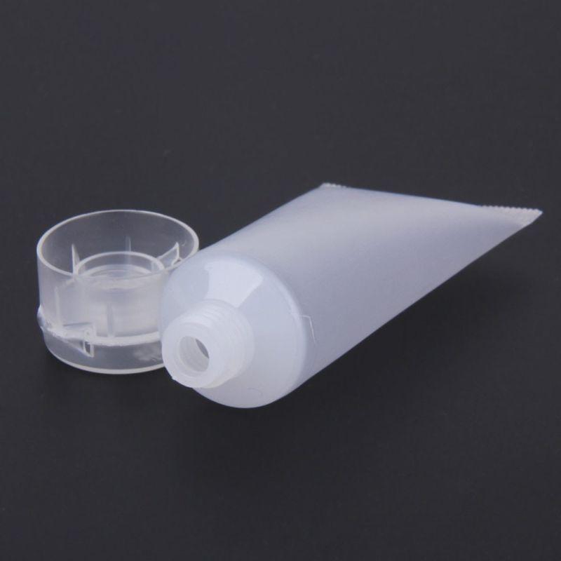 10 Refillable Tube Matte Empty Cosmetic Bottle Cap Travel Face Cream Containers