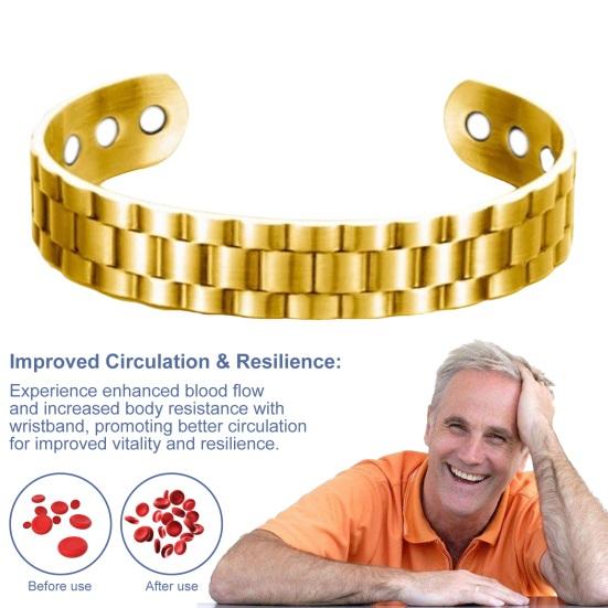 Магнитный браслет из меди для простаты укрепляет простату улучшает кровообращение способствует здоровому функционированию антиоксидантный защитный браслет